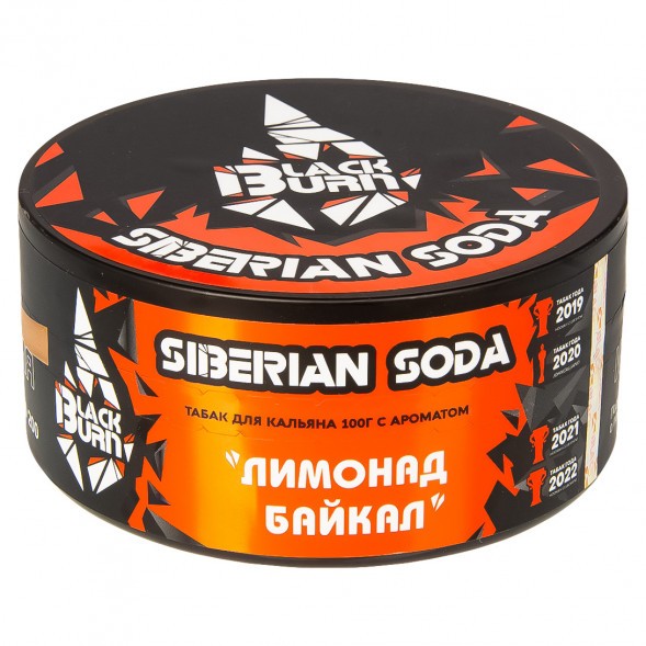 Табак BlackBurn - Siberian Soda (Лимонад Байкал, 100 грамм) купить в Челябинске