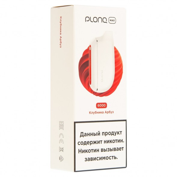 PLONQ MAX - Клубника Арбуз (6000 затяжек) купить в Челябинске