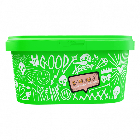 Табак Хулиган - Suuuuu (Белый Персик и Апельсин, 200 грамм) купить в Челябинске