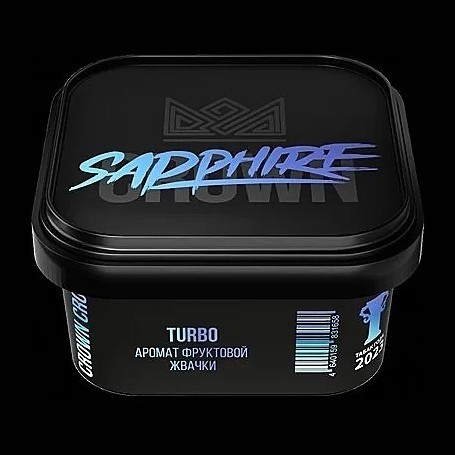 Табак Sapphire Crown - Turbo (Фруктовая Жвачка, 200 грамм) купить в Челябинске