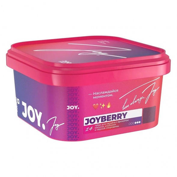 Табак Joy - Joyberry (Малина, Клубника и Чёрная Смородина, 200 грамм) купить в Челябинске