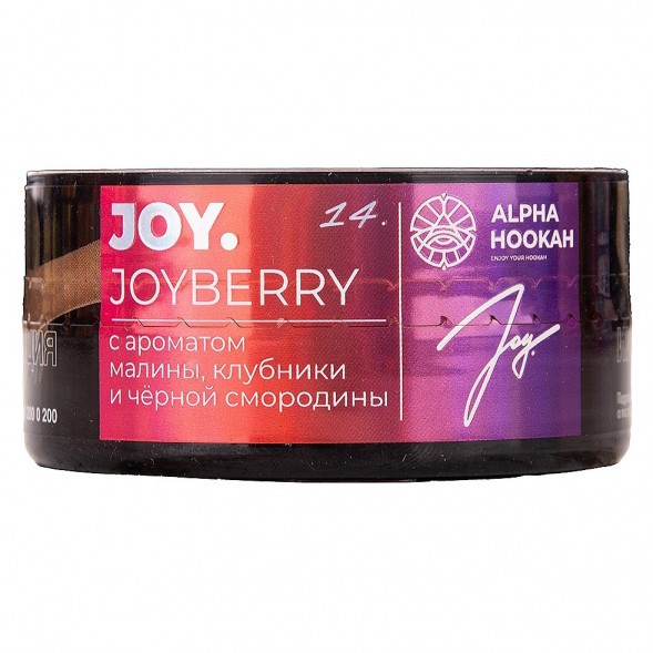 Табак Joy - Joyberry (Малина, Клубника и Чёрная Смородина, 25 грамм) купить в Челябинске