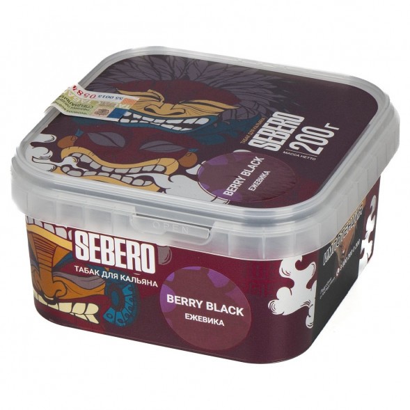 Табак Sebero - Berry Black (Ежевика, 200 грамм) купить в Челябинске