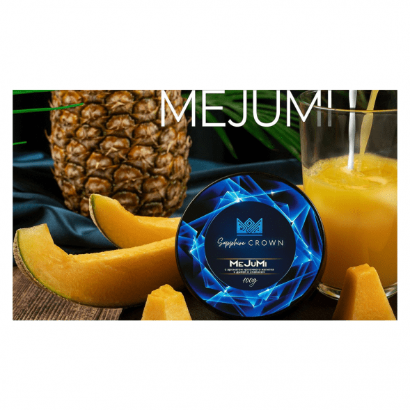 Табак Sapphire Crown - MeJuMi (Молочный Напиток с Дыней и Ананасом, 25 грамм) купить в Челябинске