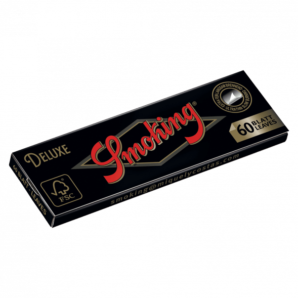 Бумага для самокруток Smoking - Regular Deluxe (70х37 мм, 60 штук) купить в Челябинске