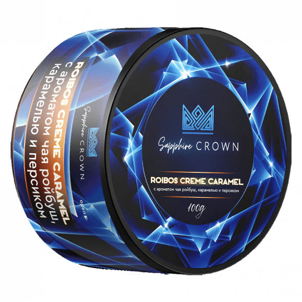 Табак Sapphire Crown - Roibos Creme Caramel (Чай Ройбуш с Карамелью и Персиком, 25 грамм) купить в Челябинске