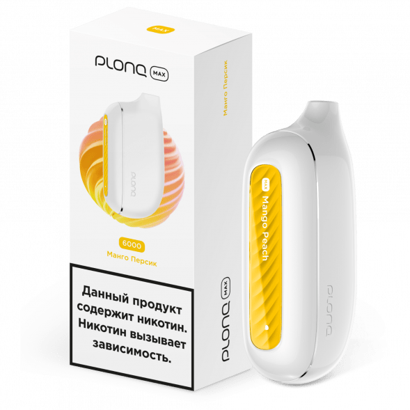 PLONQ MAX - Манго Персик (6000 затяжек) купить в Челябинске