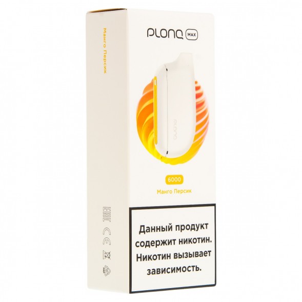 PLONQ MAX - Манго Персик (6000 затяжек) купить в Челябинске