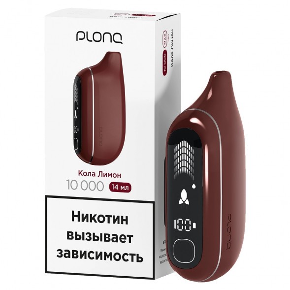 PLONQ MAX PRO - Кола Лимон (10000 затяжек) купить в Челябинске
