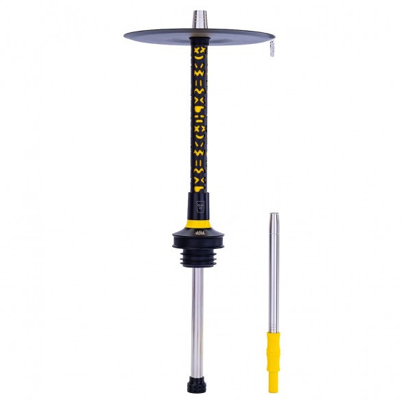 Кальян MISHA Rebel - Revolt Hero Smile (Чёрный Жёлтый, Без Колбы) купить в Челябинске