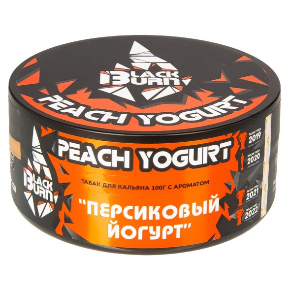 Табак BlackBurn - Peach Yogurt (Персиковый Йогурт, 100 грамм) купить в Челябинске