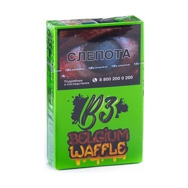 Табак B3 - Belgium Waffle (Бельгийские Вафли, 50 грамм) купить в Челябинске