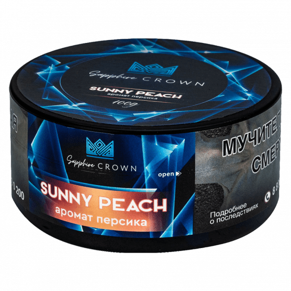 Табак Sapphire Crown - Sunny Peach (Персик, 25 грамм) купить в Челябинске