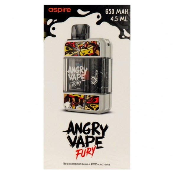Электронная сигарета Brusko - Angry Vape Fury (650 mAh, Белый) купить в Челябинске