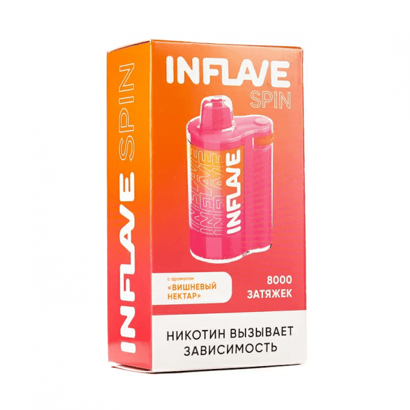INFLAVE SPIN - Вишнёвый Нектар (8000 затяжек) купить в Челябинске