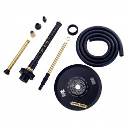 Кальян MISHA Rebel - Revolt Hero Gypsy King Black (Чёрный Золотой, Без Колбы)