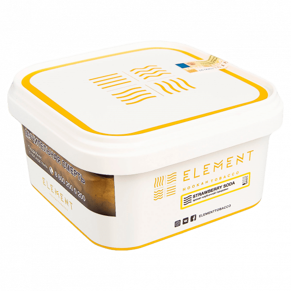 Табак Element Воздух - Strawberry Soda (Клубничная Газировка, 200 грамм) купить в Челябинске