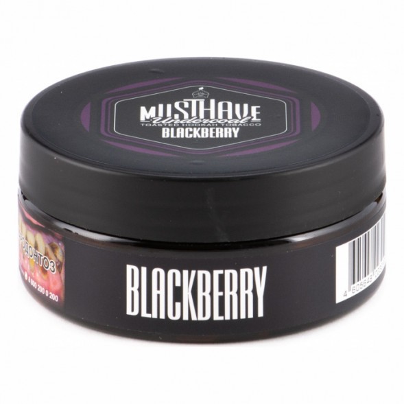 Табак Must Have - Blackberry (Ежевика, 125 грамм) купить в Челябинске
