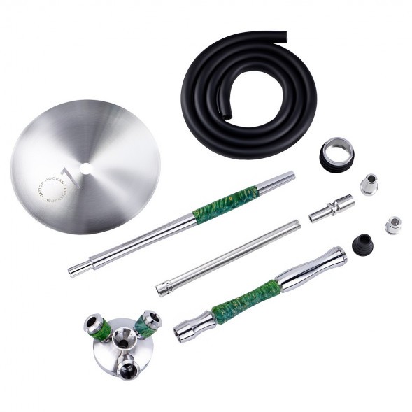 Кальян UNION - Fibonacci Стаб (Зелёный, Без Колбы) купить в Челябинске