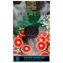 Табак Element Вода - Cookie Monster (Земляничное Печенье, 200 грамм)