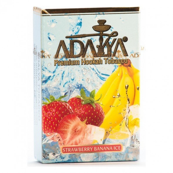 Табак Adalya - Strawberry Banana Ice (Ледяная Клубника и Банан, 50 грамм, Акциз) купить в Челябинске