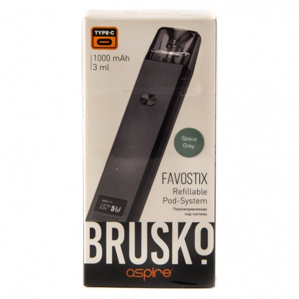 Электронная сигарета Brusko - Favostix (Серый) купить в Челябинске