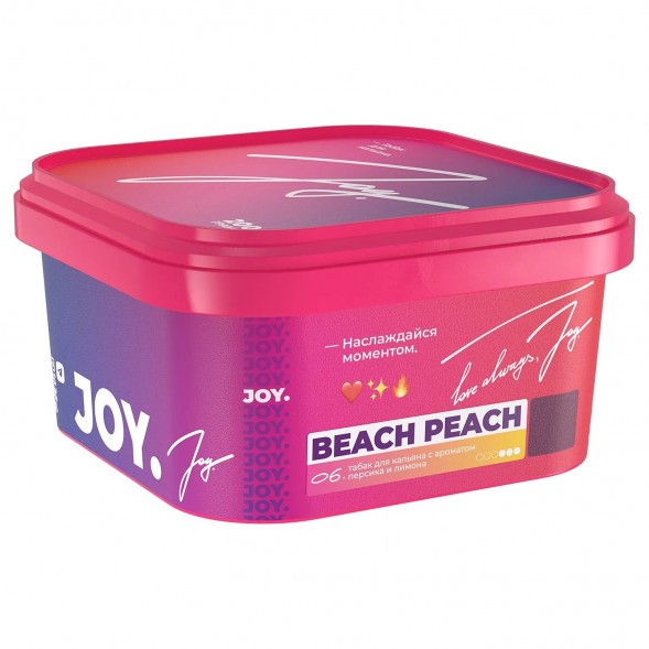 Табак Joy - Beach Peach (Персик и Лимон, 200 грамм) купить в Челябинске