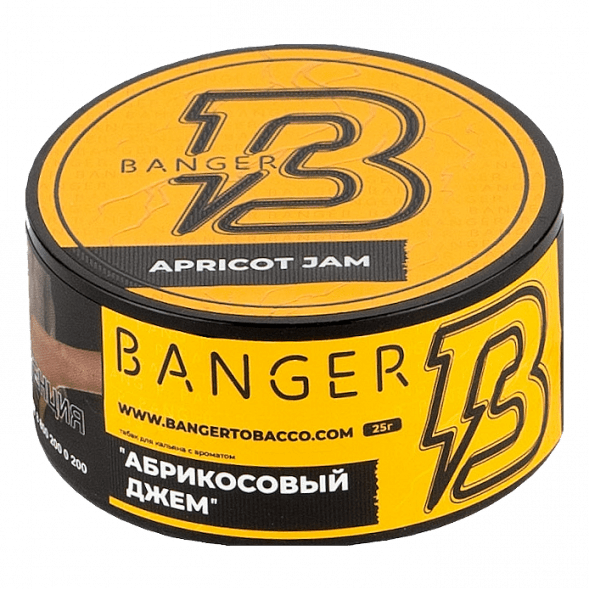 Табак Banger - Apricot Jam (Абрикосовый Джем, 25 грамм) купить в Челябинске