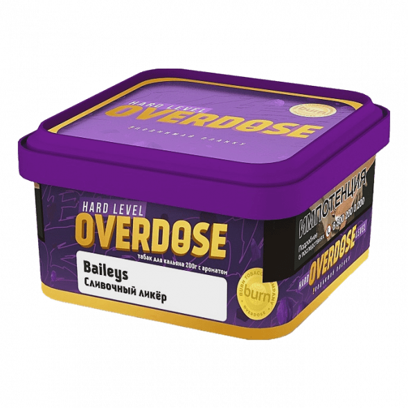 Табак Overdose - Baileys (Сливочный Ликёр, 200 грамм) купить в Челябинске