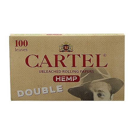 Бумага для самокруток Cartel - Double Organic Hemp Unbleached (100 штук) купить в Челябинске