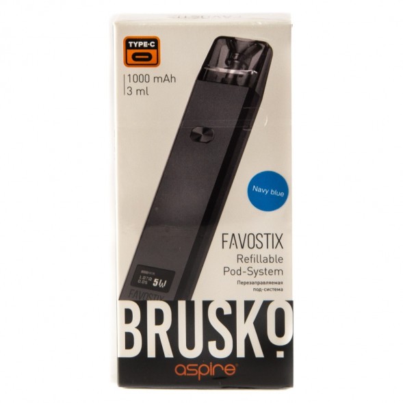 Электронная сигарета Brusko - Favostix (Синий) купить в Челябинске