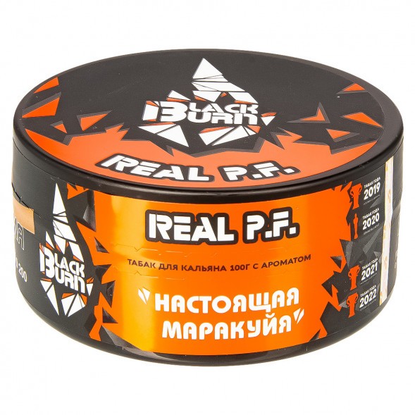 Табак BlackBurn - Real P.F. (Настоящая Маракуйя, 100 грамм) купить в Челябинске