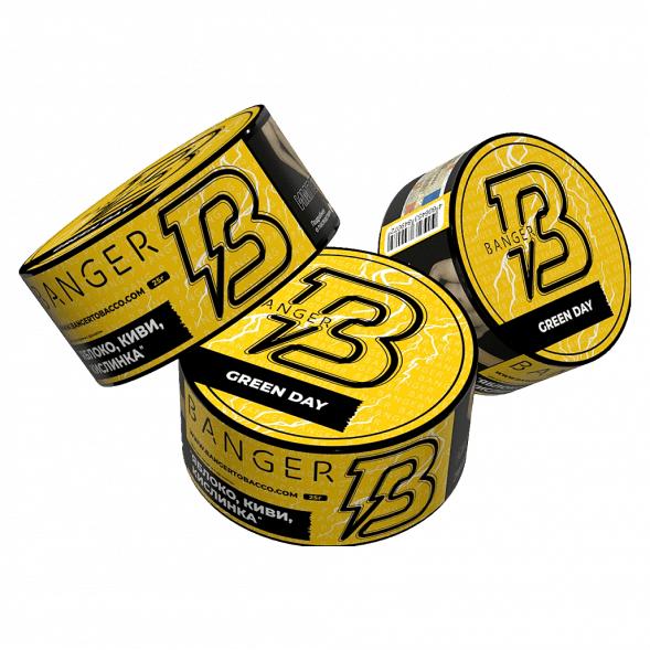 Табак Banger - Green Day (Яблоко, Киви, Кислинка, 25 грамм) купить в Челябинске