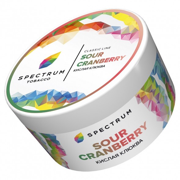 Табак Spectrum - Sour Cranberry (Кислая Клюква, 200 грамм) купить в Челябинске