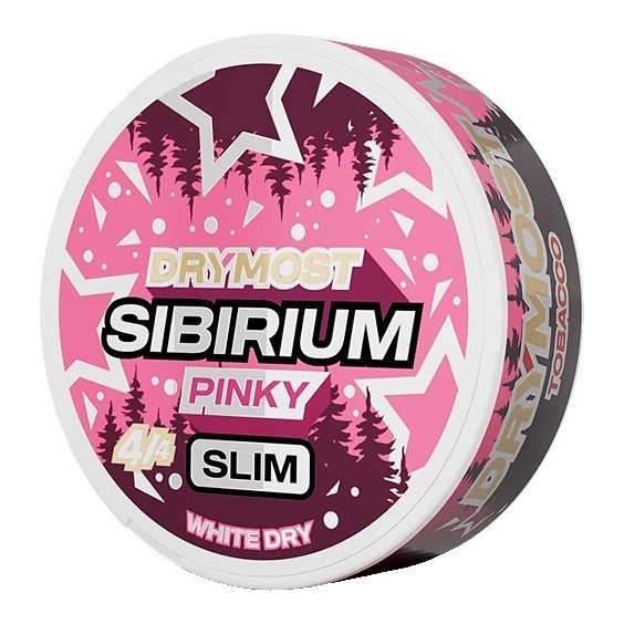 Табак жевательный DryMost - Sibirium Pinky Slim (Сибирский Малиновый Лимонад, 12 грамм) купить в Челябинске