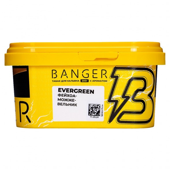 Табак Banger - Evergreen (Фейхоа Можжевельник, 200 грамм) купить в Челябинске