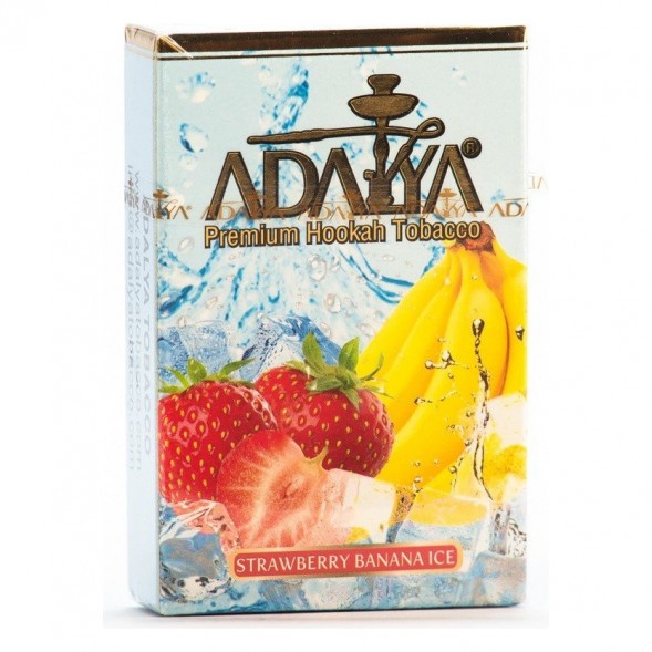 Табак Adalya - Strawberry Banana Ice (Ледяная Клубника и Банан, 20 грамм, Акциз) купить в Челябинске
