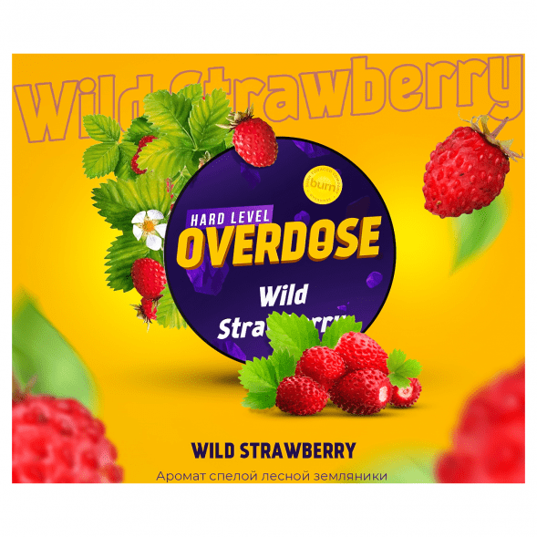 Табак Overdose - Wild Strawberry (Дикая Земляника, 25 грамм) купить в Челябинске