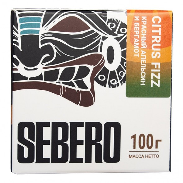 Табак Sebero - Citrus Fizz (Красный Апельсин и Бергамот, 100 грамм) купить в Челябинске