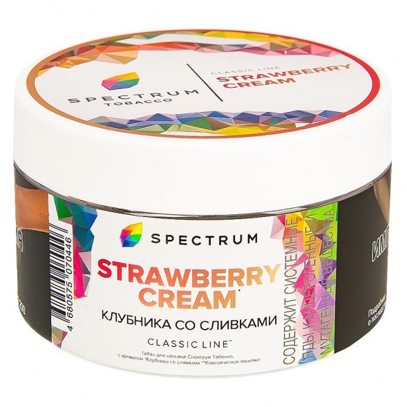 Табак Spectrum - Strawberry Cream (Клубника со Сливками, 200 грамм) купить в Челябинске