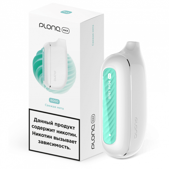 PLONQ MAX - Свежая Мята (6000 затяжек) купить в Челябинске