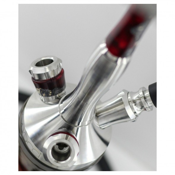 Кальян UNION - Fibonacci Гибрид (Чёрно-Красный, Без Колбы) купить в Челябинске