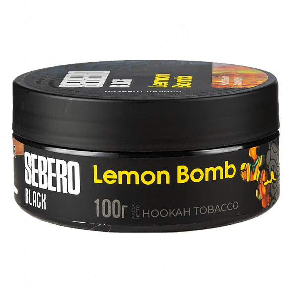Табак Sebero Black - Lemon Bomb (Кислый Лимон, 100 грамм) купить в Челябинске