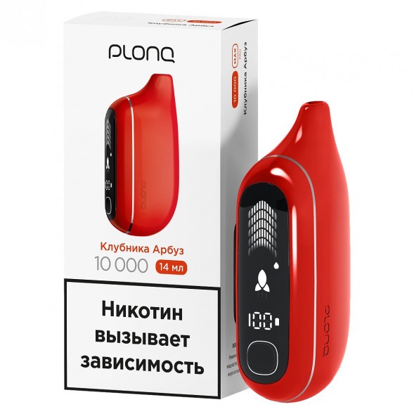 PLONQ MAX PRO - Клубника Арбуз (10000 затяжек) купить в Челябинске