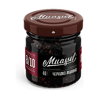 Табак Muassel Extra Strong - Черника-Малина (40 грамм) купить в Челябинске