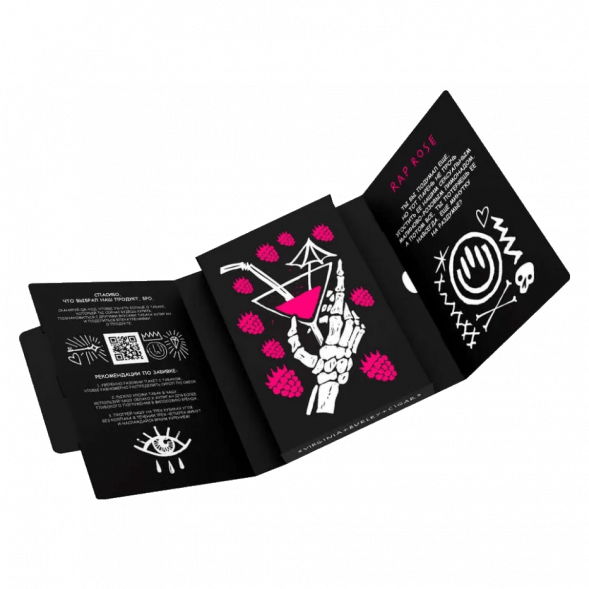 Табак Хулиган - Rap Rose (Малиново-Розовый Лимонад, 25 грамм) купить в Челябинске