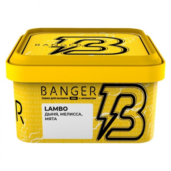 Табак Banger - Lambo (Дыня, Мелисса, Мята, 200 грамм) купить в Челябинске