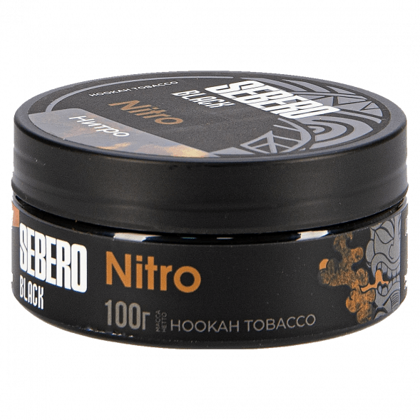 Табак Sebero Black - Nitro (Нитро, 100 грамм) купить в Челябинске