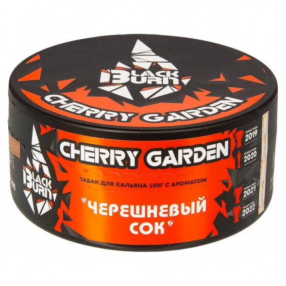 Табак BlackBurn - Cherry Garden (Черешневый Сок, 100 грамм) купить в Челябинске