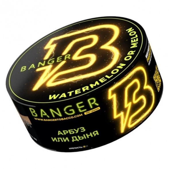 Табак Banger - Watermelon or Melon (Арбуз или Дыня, 25 грамм) купить в Челябинске